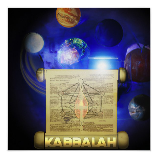 Poster Zohar Kabbalah (Devant)