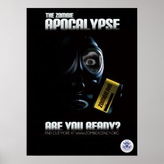 Poster Zombie Apocalypse - Êtes-Vous Prêt?