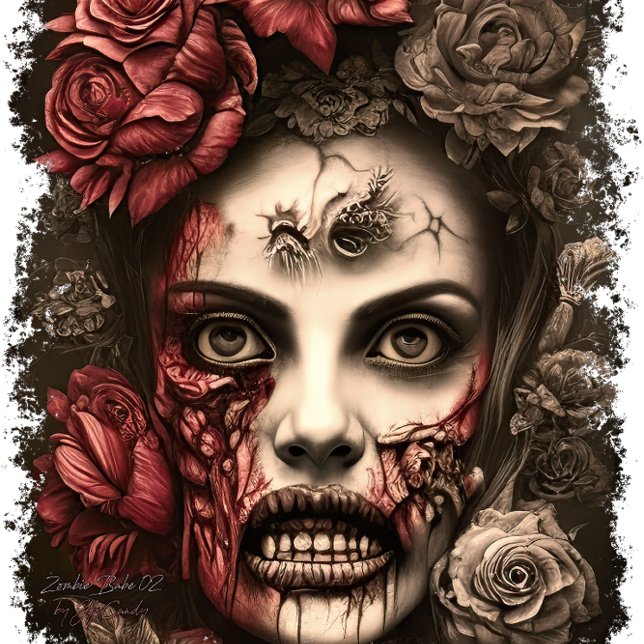 Poster Zombie Babe 02 (Créateur téléchargé)