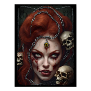 Poster Zombie Babe 03