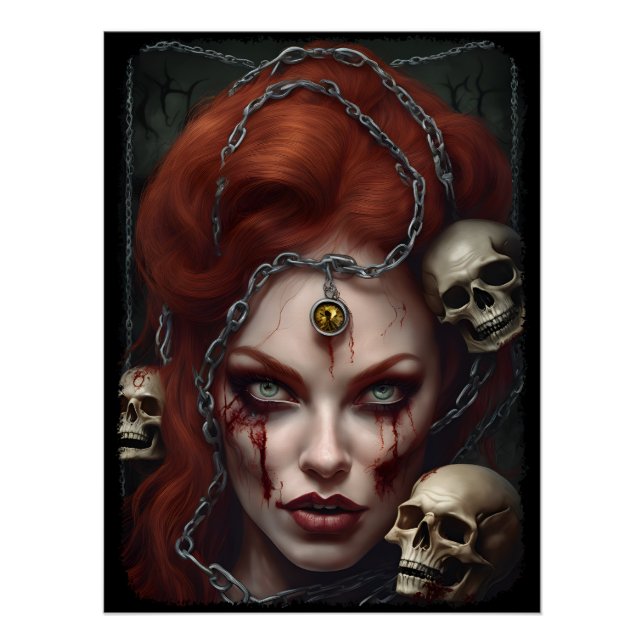 Poster Zombie Babe 03 (Devant)