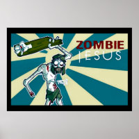 Zombie Jésus Art Nouveau
