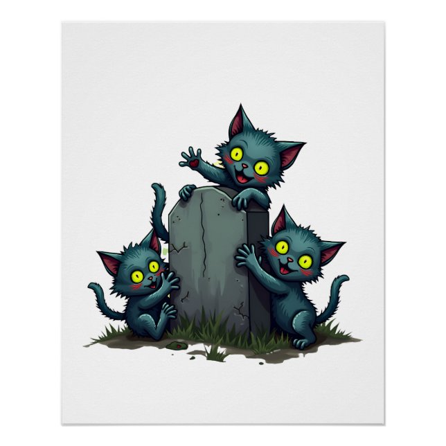 Poster Zombie Kitten Uprising (Devant)
