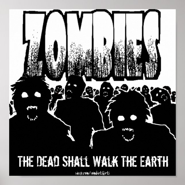Poster Zombies (Devant)