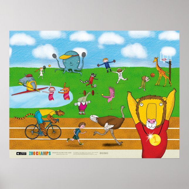 Poster Zoo Champs (Devant)