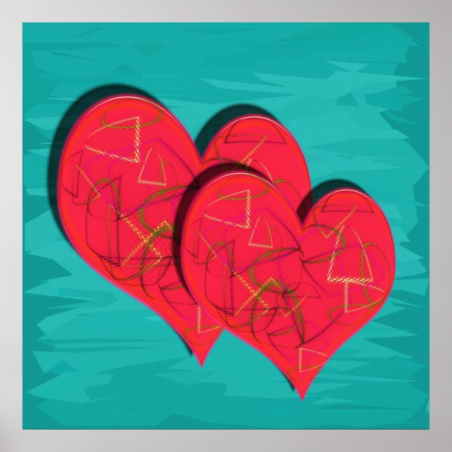 Poster Zwei Herzen (Devant)
