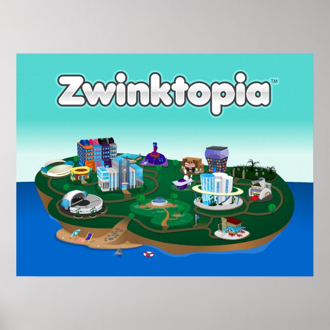 Poster Zwinktopia (Devant)