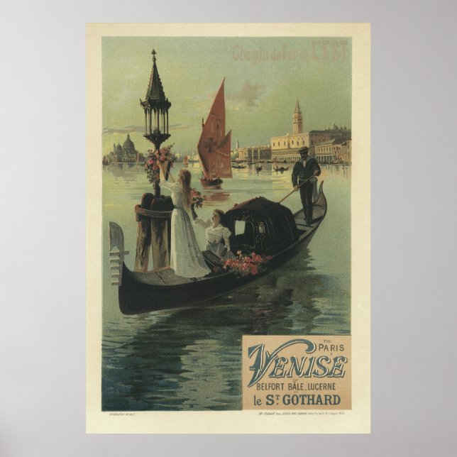 Posters Art Nouveau - Venise / Paris (Devant)