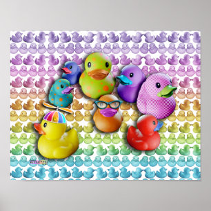Posters & Beaux Art Rubber Duckkies Pop Art