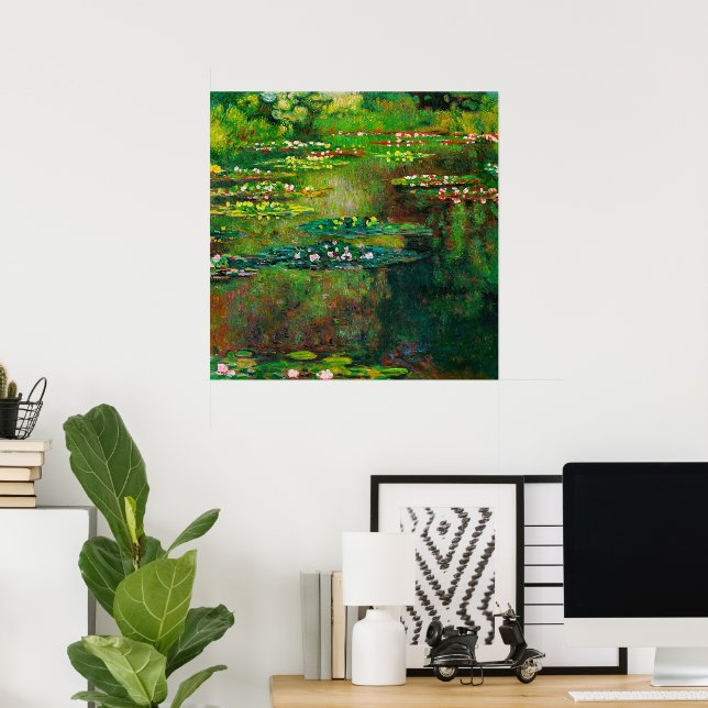 Posters Claude Monet The Water Lilies (Bureau à domicile)