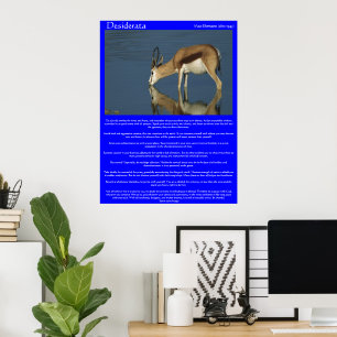 Posters de boisson Desiderata Antelope