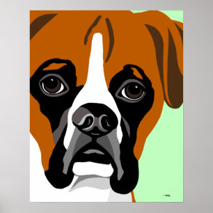 Posters de chiens de boxe