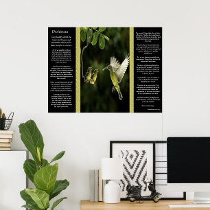 Posters de Desiderata Hummingbird 2