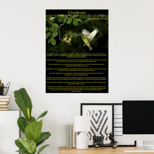 Posters de Desiderata Hummingbird 3