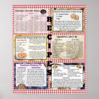 Posters de recettes