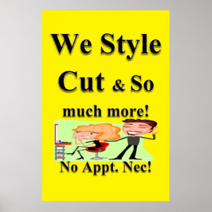 Posters du salon Barbershop