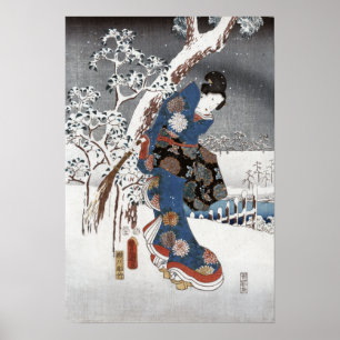 Posters et impressions de Geisha de neige