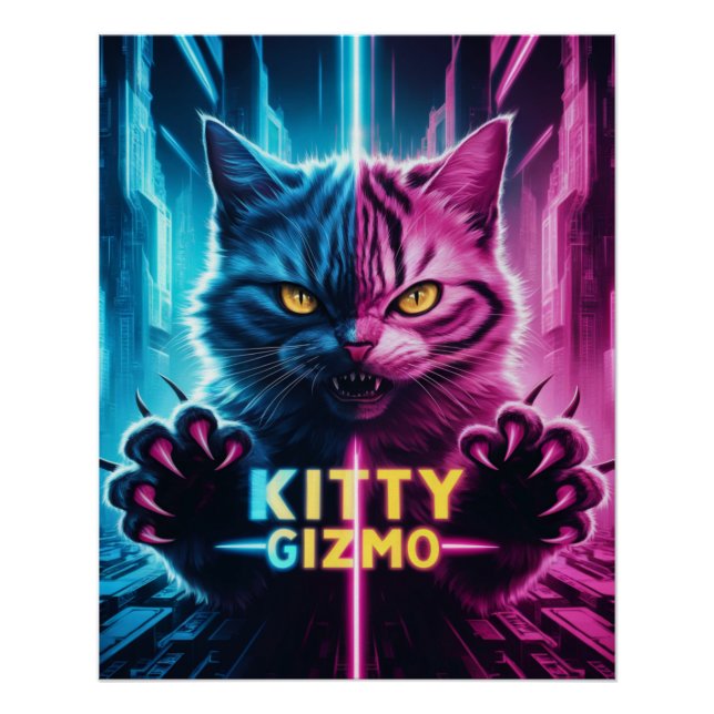 Posters Kitty Gizmo 03 (Devant)