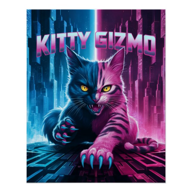 Posters Kitty Gizmo 04 (Devant)