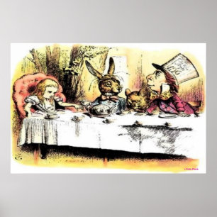 POSTERS VINTAGE - ALICE À LA FÊTE DU THÉ - MEILLEU
