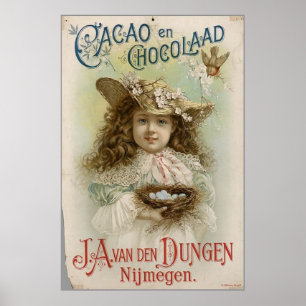 POSTERS VINTAGE - ENTREPRISE CHOCOLATE PUBLICITÉ