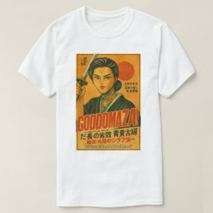 POSTRE DE FILM GODDOMAZA SAMURAI 4 T-shirt