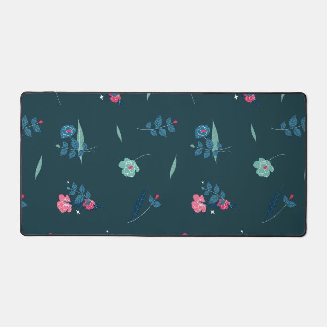 Pot de bureau moderne à motifs floraux (Recto)