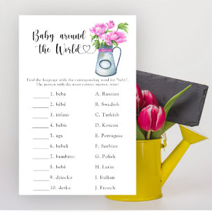 Pot de fleurs - Jeu de bébé autour du monde