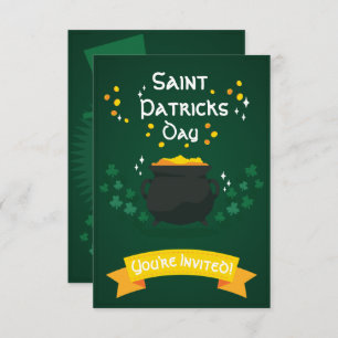 Pot D'Or  Invitations à la fête du Saint-Patrick
