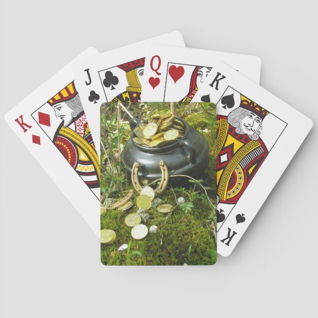 "Pot magique d'or !" Jeux de cartes (dos)