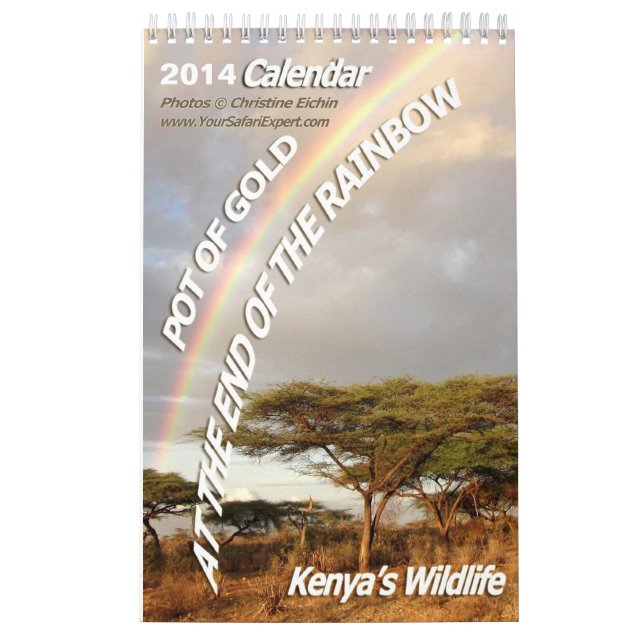 POT OF GOLD Calendrier 2014 de la faune du Kenya ( (Protection)
