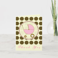 Pot Polka Brown / Merci de transport pour bébé ros