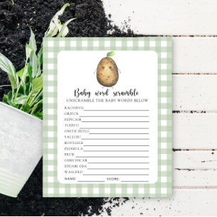 Potato mignonne - Baby Word Scramble Jeu