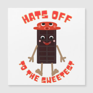 Pote au Choco-Bar Sucré : Barre de Chocolat Kawaii