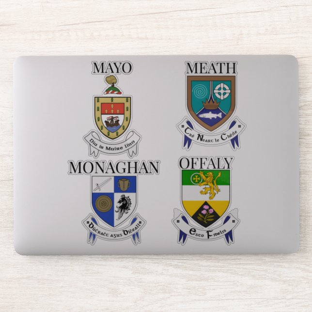 Poteaux de comté d'Irlande Série Sticker 21-24 (Ordinateur)