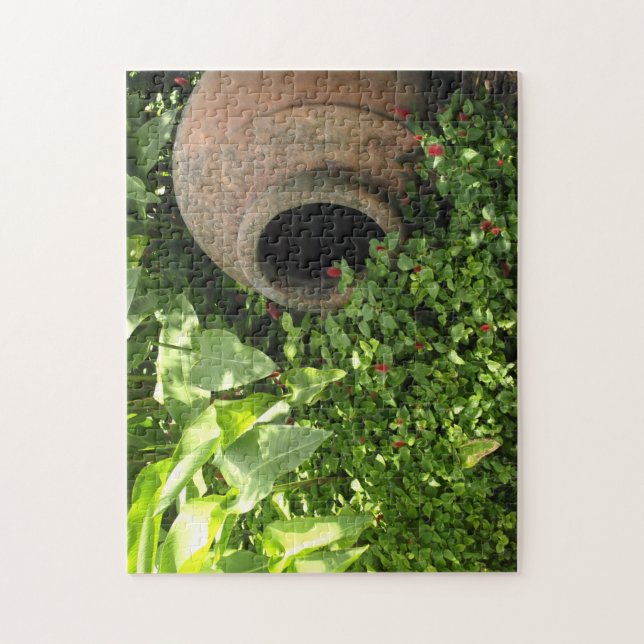 Poterie dans le Puzzle du jardin (Vertical)
