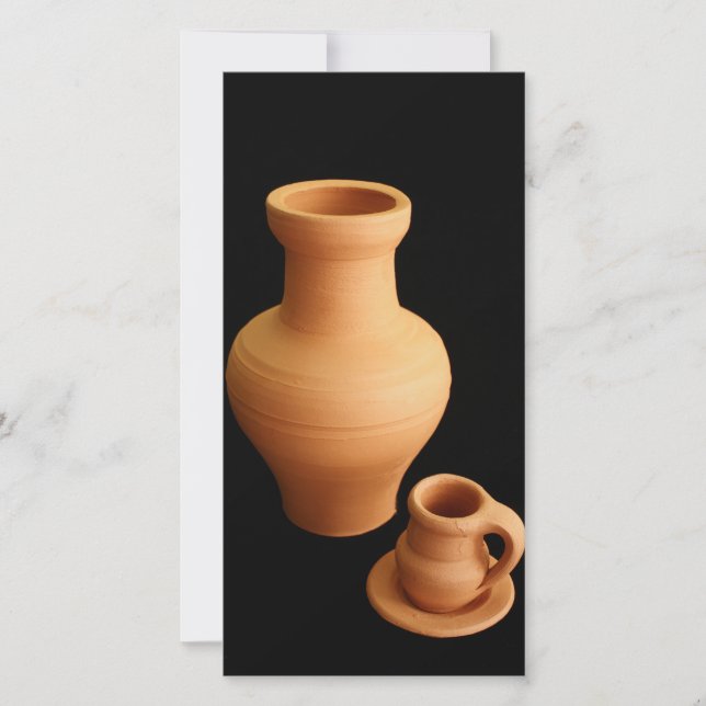 Poterie sur arrière - plan noir (Devant)