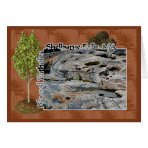 Pothos glaciaires Carte MA Shelburne Falls
