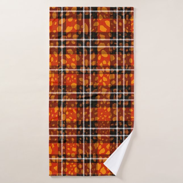 Pots animaux Plaid Mix Motif Art. (Serviette de bain)
