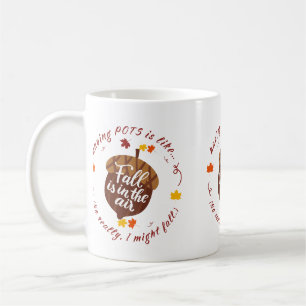Pots Automne Thème Mug