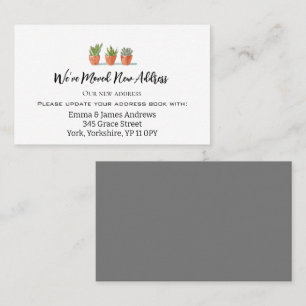 Pots de jardin plante Déplacement Faire-part Inser