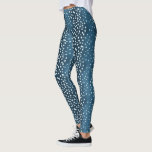 Pots Fawn Bébé Cerf Patternes Costume Leggings<br><div class="desc">Ces leggings sont l'addition parfaite à votre costume d'Halloween thème cerf. Avec des taches comme un chevreuil,  ces jambières marines et bleues fonctionneront aussi comme un poster de animal non traditionnel à porter avec vos vêtements d'automne et vos bottes douillettes.</div>
