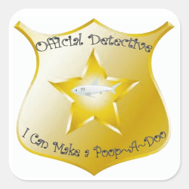 Potty Training Poop~A~Doo Sticker Badges (Devant)