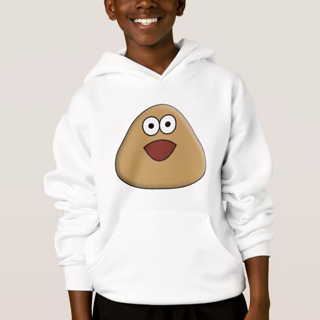Pou excité - Sweat - shirt à capuche enfants (Devant)