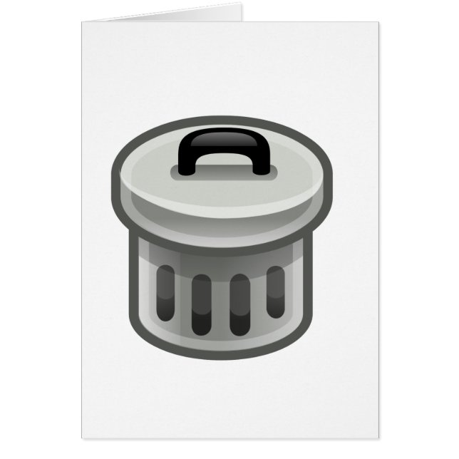 Poubelle de déchets (Devant)
