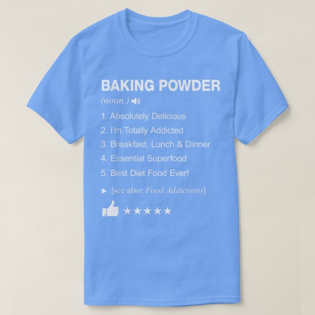 Poudre de cuisson Définition Signifiant T-shirt dr (Design devant)