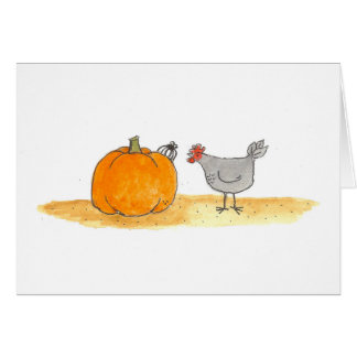 Poule avec l'araignée