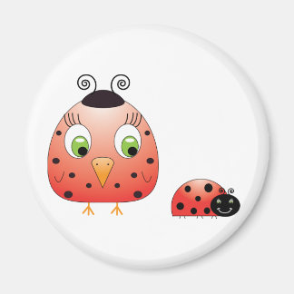 poule B a Ladybug Magnet