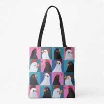Poules Peintes Sacs à Main