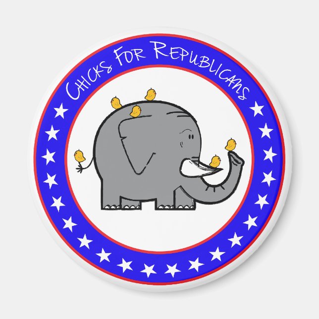 poules pour aimant républicain (Devant)
